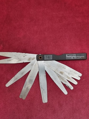 Vintage feeler gauge measure - gauge,