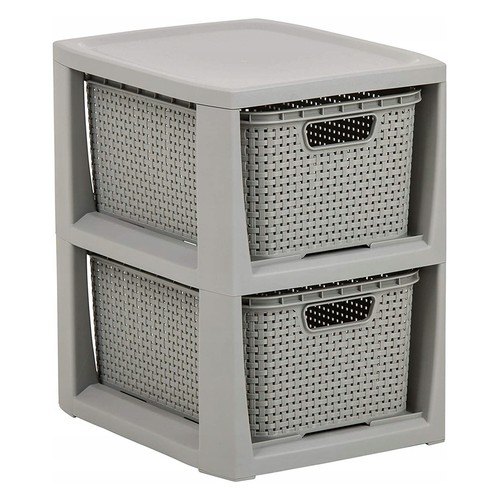 Storage unit with2 - storage, baskets