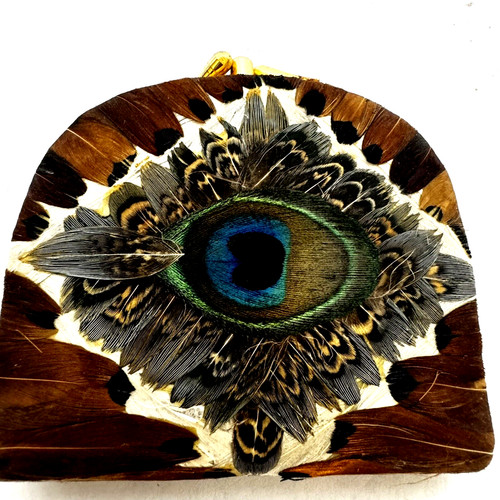 Vintage leather peacock - vintage,