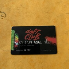 Daft Punk Daft Club Credit Card - rare - vintage synth curio 