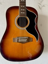 Eko Ranger XII 12 String VR Rosewood Electro Acoustic Guitar  Honey Sunburst 