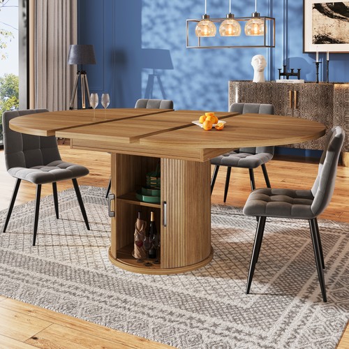 Extendable round dining - round,