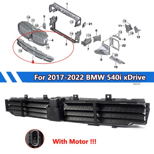 New lower radiator - new,