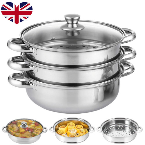 Tier vegetable steamer pan - vegetable,
