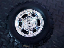 4pcs 1/10 Tires 12 mm Hex Wheels for Monster Truck Off road RC car Black