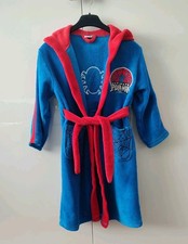 Marvel age 6-7 Spiderman hooded dressing gown robe