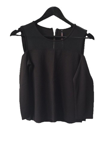 Karen millen black mesh trim - millen,