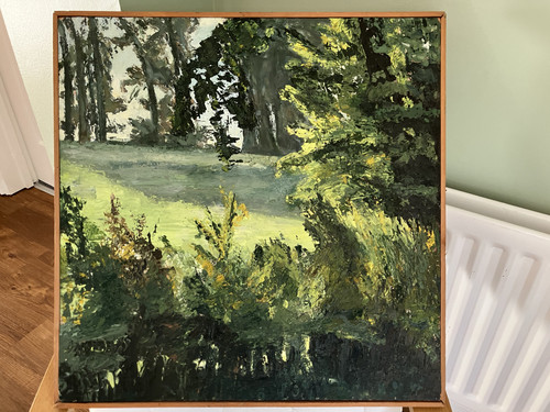 Oil painting anne - by,