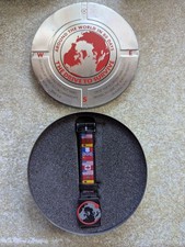 Bioflow Magnetic Therapy REFLEX  Black Canvas Wristband - around the world 2000