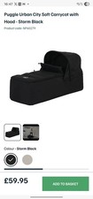 Puggle carrycot urban - , city