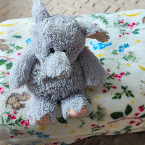 Grey microwaveable plush - grey,