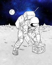 Apollo 11 Engineering Concept Art Print Moon Mission Landing Lunar SEP NASA