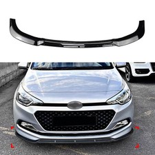3x Black Front Bumper Spoiler