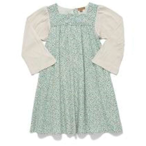 Pretty floral dress - dress,, blue