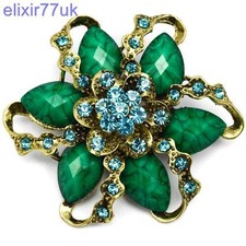 2.8" LARGE GOLD FLOWER VINTAGE