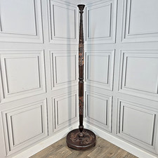 Vintage Carved Standard Lamp -
