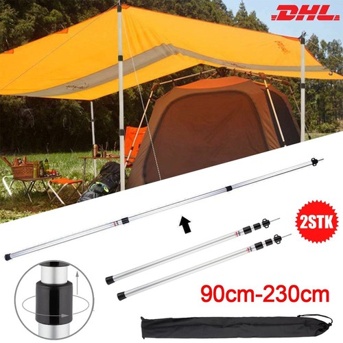Telescopic support rods - telescopic, tent