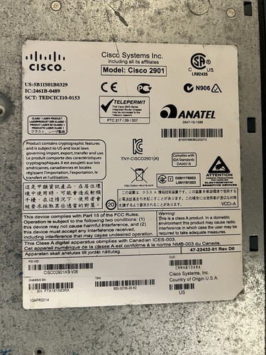 Cisco 2901 cisco2901 - cisco, v06