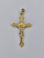 Saint benedict crucifix 925 - saint,