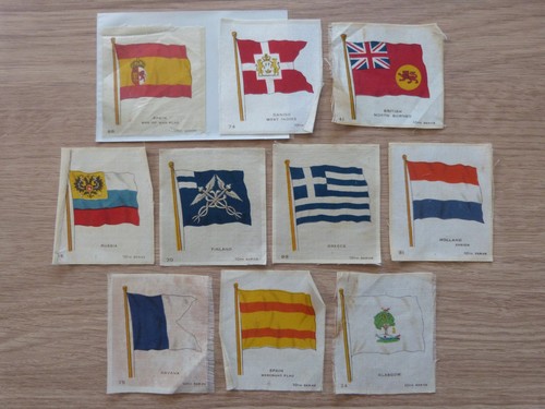 Silk cigarette cards - 10,