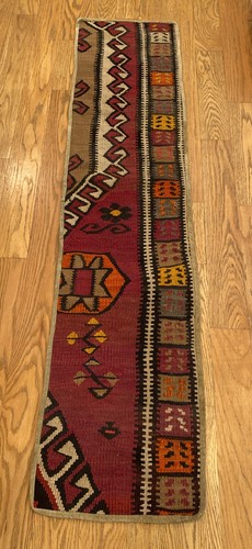 Vintage handmade tribal kilim - vintage,