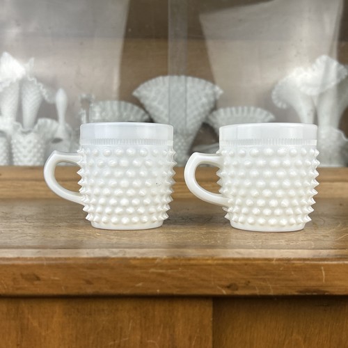 Fenton glass rare - glass, hobnail