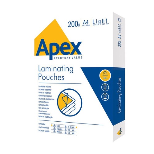 Apex laminating pouches - laminating,