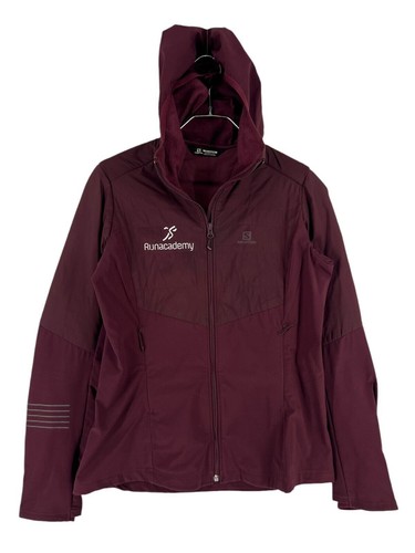 Salomon burngundy hooded - burngundy,