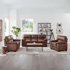 Oxford Sofa Suite Faux Leather