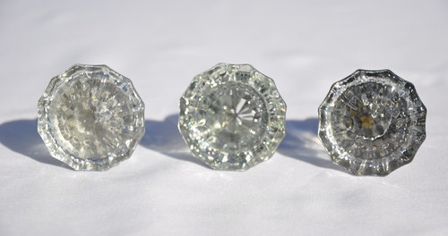 Vintage clear glass point - clear,