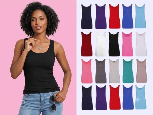 Womens scoop neck sleeveless - womens,