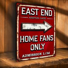 Bristol Football Home Stand Sign Metal Wall Plaque Retro Match Day Fan Gift HF10