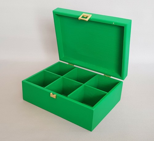 Wooden lid box tea bags - lid,