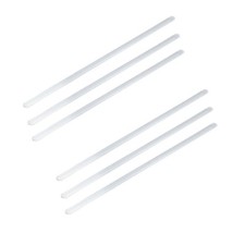 6 x 200mm Heat Resistant Glass