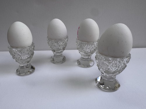 Set vintage crystal - 4, cut