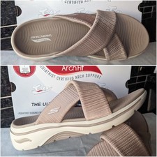 Skechers Go Walk Arch Fit Sliders size UK 6 EUR 39 NEW