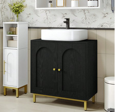 Black Under Sink Basin Cabinet