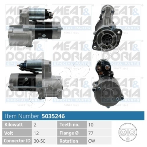 Starter for mitsubishi colt - mitsubishi, ii