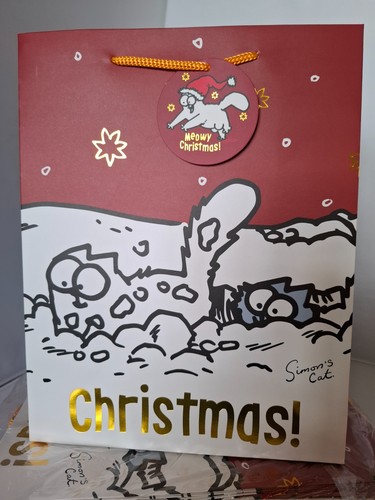 Simons cat gift bag large - , x