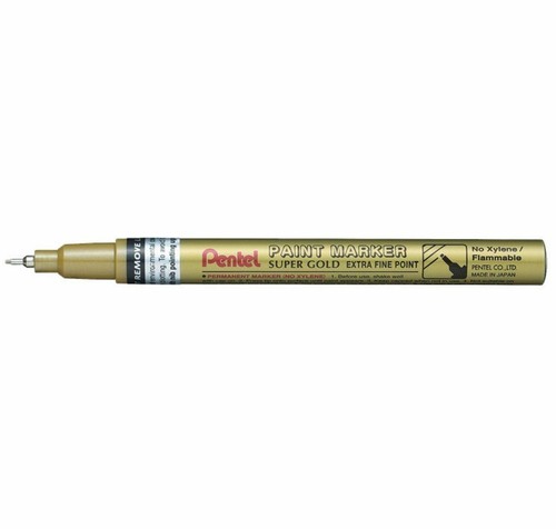 Pentel super gold extra - gold, fine