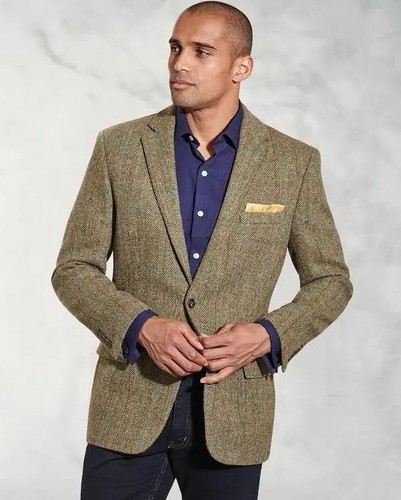 Harris tweed handwoven - harris, jacket