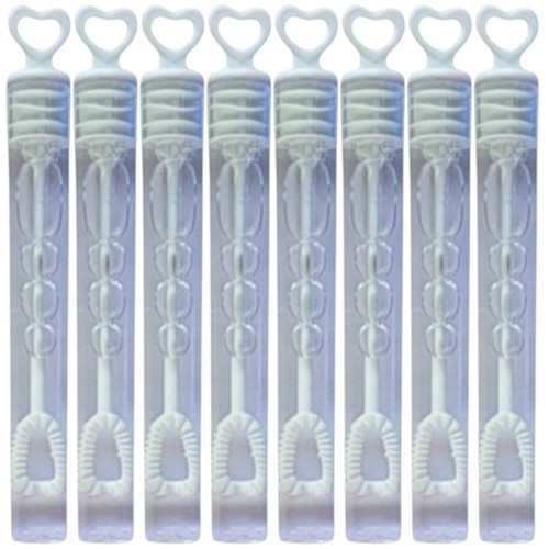 White heart bubble - heart, tubes