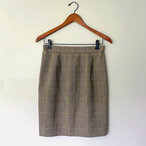 Vintage pencil skirt glen - vintage,