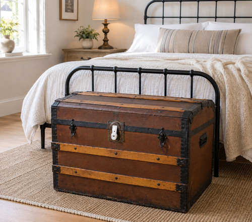 Victorian dome top travel - top,