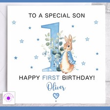 Personalised Birthday Card Son