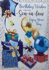 SON IN LAW BIRTHDAY CARD