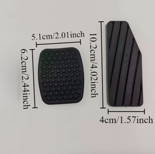Set rubber car pedal - of,
