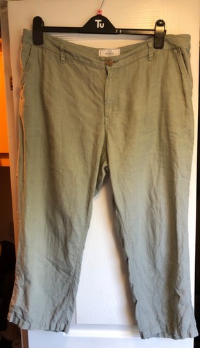 Light green 100 linen - green,