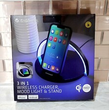 Wireless Charger QI Mood  Changing Lights And Stand 