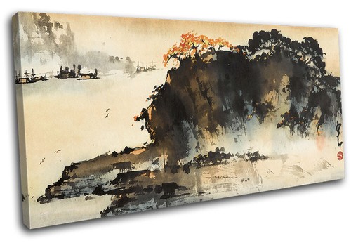 Asian oriental watercolour - asian,